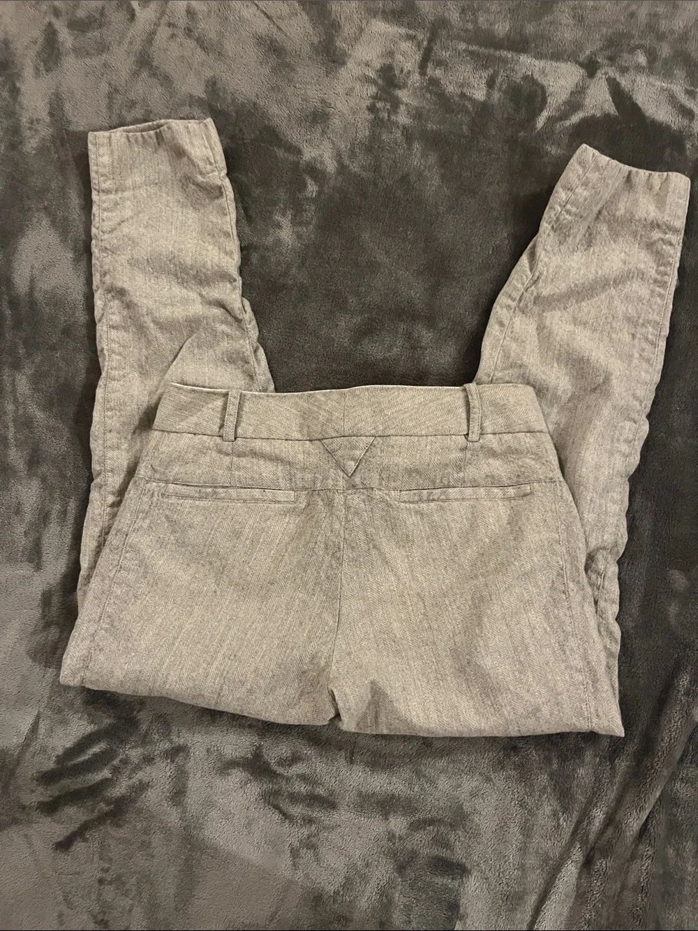 Veronica Beard Light Gray wool Cropped Pants